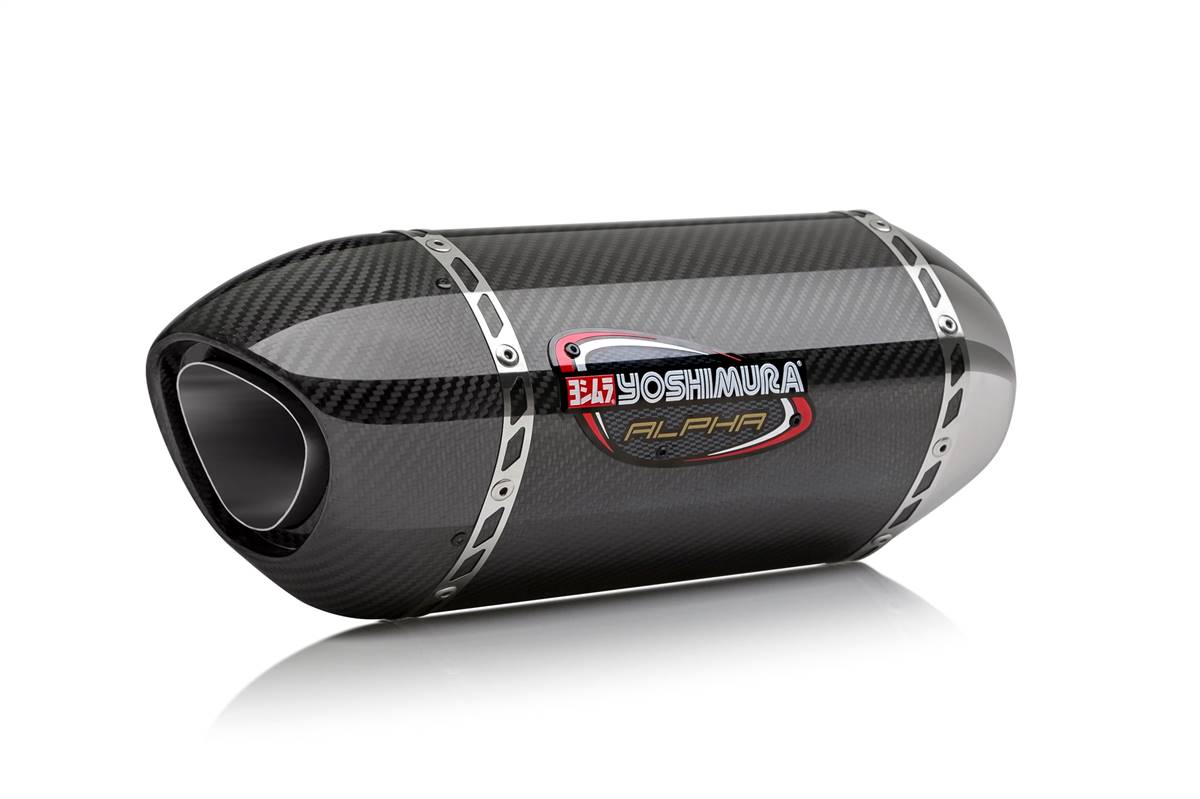 Yoshimura GSX S1000F Alpha Slip On Exhaust Carbon Muffler