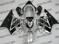 Honda CBR 600 F4i Silver/Black OEM Style Fairings