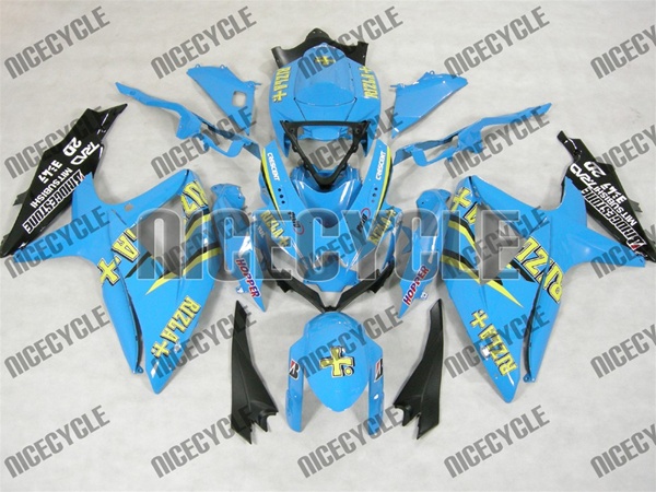 Motorcycle Fairings Kit - Rizla 2008-2010 Suzuki GSXR 600 750 ...