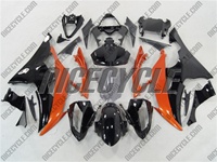 Yamaha YZF-R6 Orange/Black Fairings