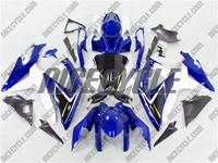 Suzuki GSX-R 600 750 Blue/White OEM Style Motorcycle Fairings