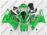 Yamaha YZF-R1 Green Ghosted Flame Fairings
