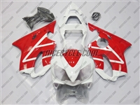 White/Red Honda CBR600 F4i Motorcycle Fairings