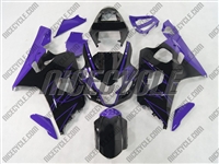Black/Purple Accents Suzuki GSX-R 600 750 Fairings