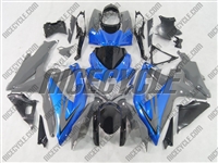 Suzuki GSX-R 600 750 Metallic Blue/Charocal Grey Motorcycle Fairings