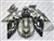 Titanium/Black Kawasaki ZX14R Fairings
