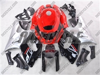 Silver Red OEM Style Yamaha YZF-600R Fairings