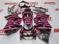 Pink Zebra Ninja 250R Fairings