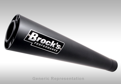 Brocks Kawasaki ZX10R Exhaust (2011-Present) Black StreetMeg Full