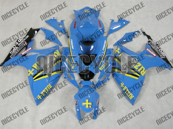 Motorcycle Fairings Kit - Rizla Race 2006-2007 Suzuki GSXR 600 750 ...