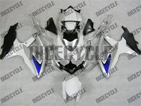 Suzuki GSX-R 600 750 OEM Silver/White Style Motorcycle Fairings