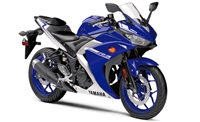 Yamaha YZF-R3 Blue Fairing