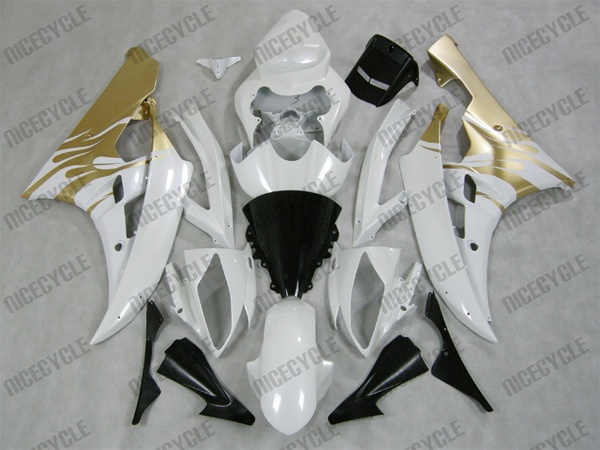 Motorcycle Fairings Kit - 2006-2007 Yamaha YZF R6 Motorcycle Fairings ...