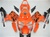 Honda CBR600RR Orange Tribal Fairings