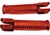 Front Foot Peg Set Anodized Red for Most Honda Models (product code #A2865R)