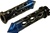 UNIVERSAL ANODIZED BLACK/BLUE GRIPS WITH SPIKE ENDS & DIAMOND CUT-OUT, SEE FITMENTS BELOW (PRODUCT CODE: A4286PBB)