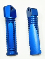 Rear Foot Peg Set, Blue - for Honda Models (product code #A4341BU)