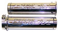 Triple Chromed Straight Grips for Kawasaki ZX12R (product code# CA2972)