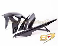 BMW S1000RR 2020-2022 / M1000RR 2021-2022 / S1000R 2021-2022 Carbon Fiber Front Fender + Rear Hugger with Chain Guard Twill