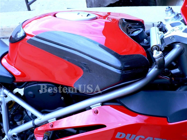 Bagster DUCATI 749 999 2003-2007 BAGSTER TANK COVER TANK PROTECTOR RED 