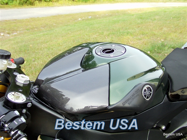 ZXMT Unpainted ABS Plastic Gas Tank Cover For Yamaha YZF R6 2008-2016 – Custom Fit, Pre-Drilled