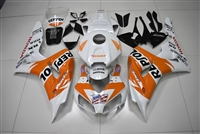 Motorcycle Fairings Kit - 2006-2007 Honda CBR1000RR Repsol White Custom paint Fairings | CP0001