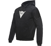 Men's Daemon-X Safety Zip Hoodie Black/White by Dainese