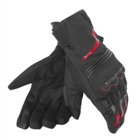 Tempest D-Dry Short Gloves Black/Red by Dainese