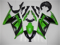 Motorcycle Fairings Kit - 2013-2017 Kawasaki Ninja300 Green/Black Fairings | DSCN0558