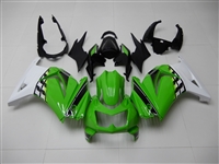2008-2012 Kawasaki Ninja250R Green/White Fairings | DSCN6478