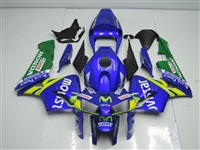 Motorcycle Fairings Kit - 2005-2006 Honda CBR600F5 Movistar Blue Custom Fairings | F505064