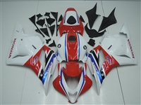 2009-2012 Honda CBR600F5 Red/White Fairings | F509125