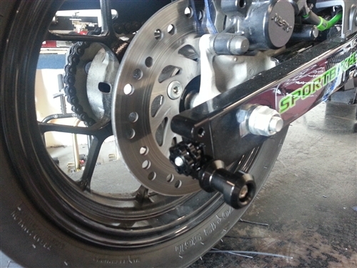 YHTG Motorcycle Accessories CNC Rear Rocker Arm Spool Slider Fixing Screw M8 Suitable for Honda GROM MSX 125 MSX125 2014-2017 2016 2015