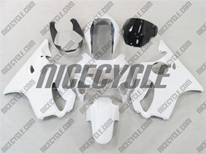ZXMT Unpainted ABS Fairing Kit – For Honda CBR600 F4 (1999-2000) – 10-Piece White Body Work Set – Needs Paint