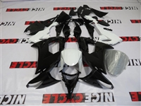 Motorcycle Fairings Kit - 2008-2010 Kawasaki ZX10R White/Black Fairings | # HNDA18