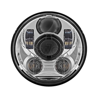 Chrome 5 3/4" LED Harley Daymaker Headlight