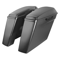 Harley Touring Dual Blocked 4 Inch Stretched Saddlebags