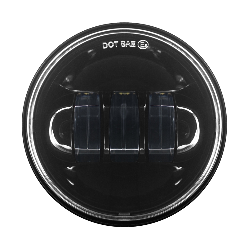 Kit Phares Avant HogWorkz Blackout 7 LED + 4.5 Feux De Croisement Pour Moto