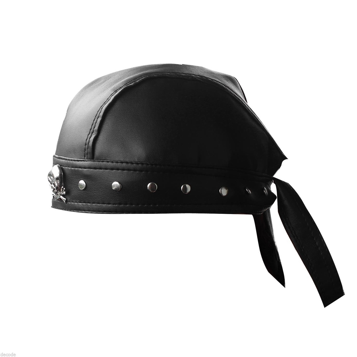 Rag & Bone Studded Leather Cap Studded Biker Hat - Etsy main image 3