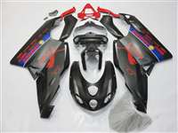 Motorcycle Fairings Kit - Ducati 749/999 Puma Moto GP Black Fairings | ND749-14