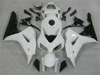 Motorcycle Fairings Kit - 2006-2007 Honda CBR 1000RR White Gloss Fairings | NH10607-10