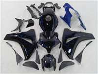 Motorcycle Fairings Kit - 2008-2011 Honda CBR 1000RR Ice Blue Flame Fairings | NH10811-36
