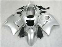 Motorcycle Fairings Kit - Honda CBR 1100XX Blackbird Pure Silver Fairings | NH19607-4