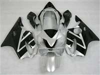 Motorcycle Fairings Kit - 2004-2006 Honda CBR 600 F4i Silver/Black OEM Style Fairings | NH60406-2