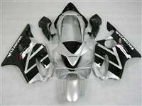 2004-2006 Honda CBR 600 F4i Silver/Black OEM Style Fairings | NH60406-21