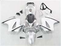 2002-2013 Honda VFR 800 Silver/White Fairings | NH80213-1