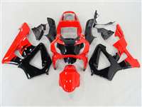 Motorcycle Fairings Kit - 2000-2001 Honda CBR 929RR Red/Black Fairings | NH90001-25