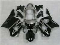Motorcycle Fairings Kit - 2002-2003 Honda CBR 954RR Silver/Black RR Style Fairings | NH90203-20