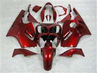 Motorcycle Fairings Kit - 2000-2001 Kawasaki ZX12R Red Metal Fairings | NK10001-8