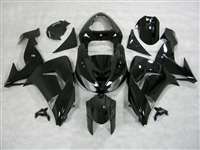 Motorcycle Fairings Kit - 2006-2007 Kawasaki ZX10R Glossy Black Fairings | NK10607-22